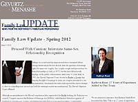 Q1 2012 Family Law Update is here!