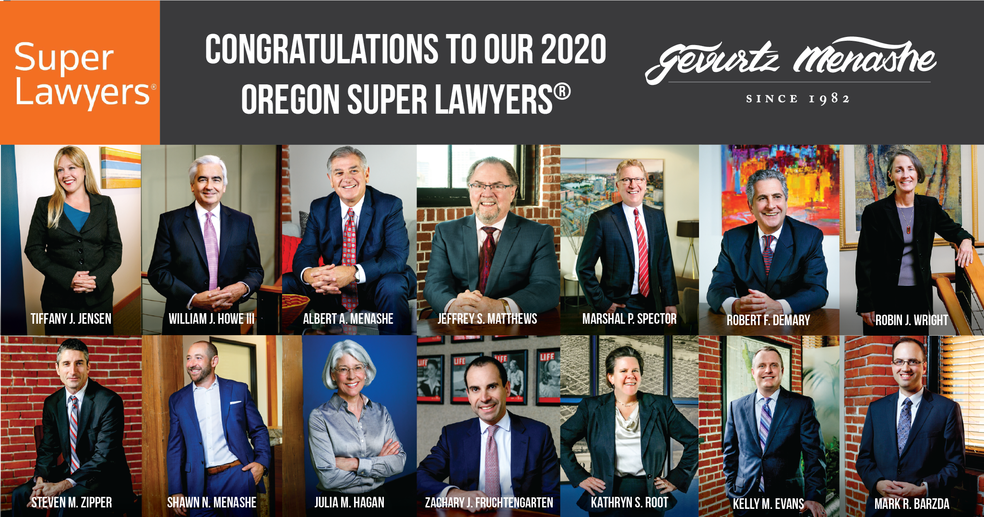 2020 Oregon Super Lawyers & Rising Stars